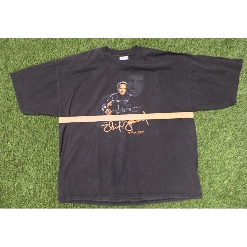 Vintage 2001 Neil Diamond Tour Shirt XXL Black Concert Tee Tour Dates Y2K 00s - Picture 4 of 6